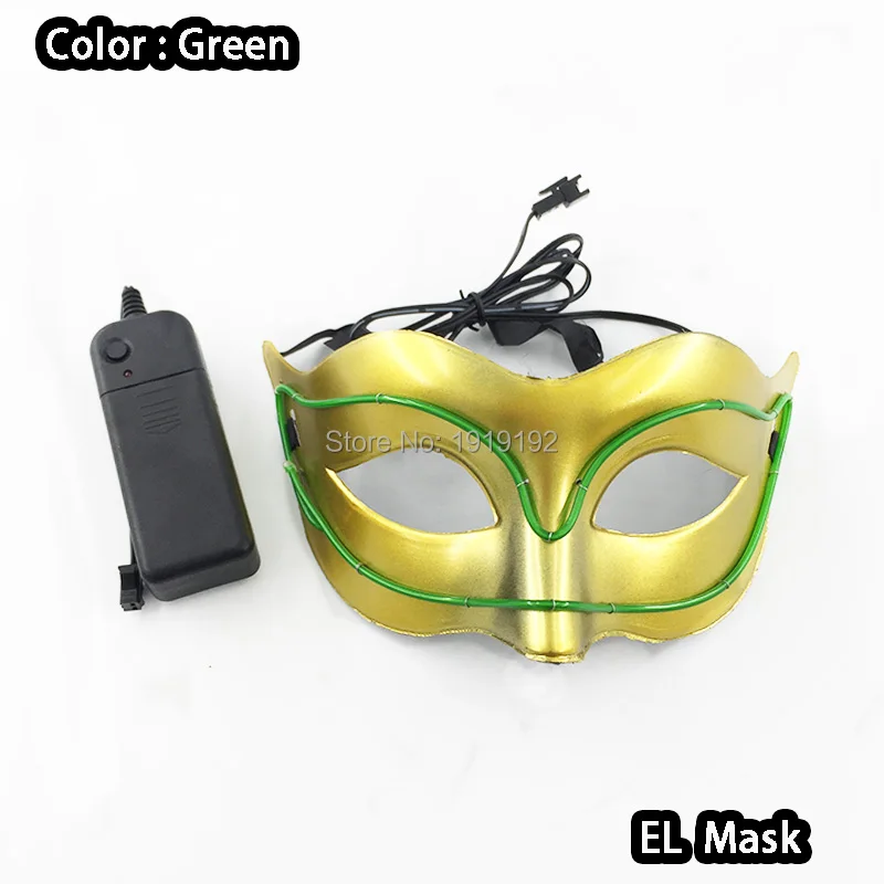 Women Sexy Cosplay Half Eyes Mask Bunny Fox Animal Mask Masquerade LED Glasses Carnival Fancy Glow Party Supplies