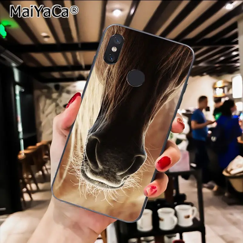 MaiYaCa животное лошадь Новинка чехол для телефона Fundas чехол для Xiaomi Redmi8 4X 6A Redmi Go Redmi5 5Plus Note7 8ProA1 A2Lite