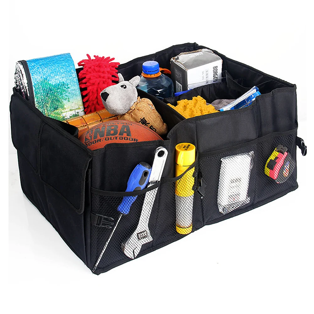 YOSOLO Folda Car Back Seat Organizer Oxford Cloth Trunk Box Trunk Bag Car-styling Holder Stowing Tidying