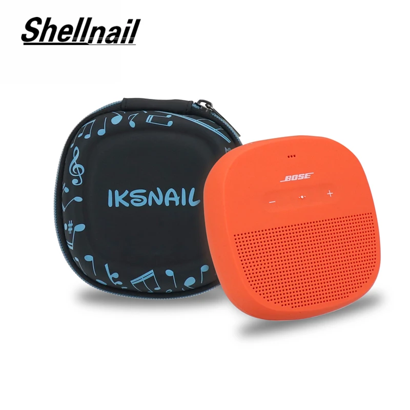 

Shellnail Wireless Bluethooth Speaker Cover Case For Bose SoundLink Micro Speaker-Fits For Plug&Cables Pouch Box Storage Bag
