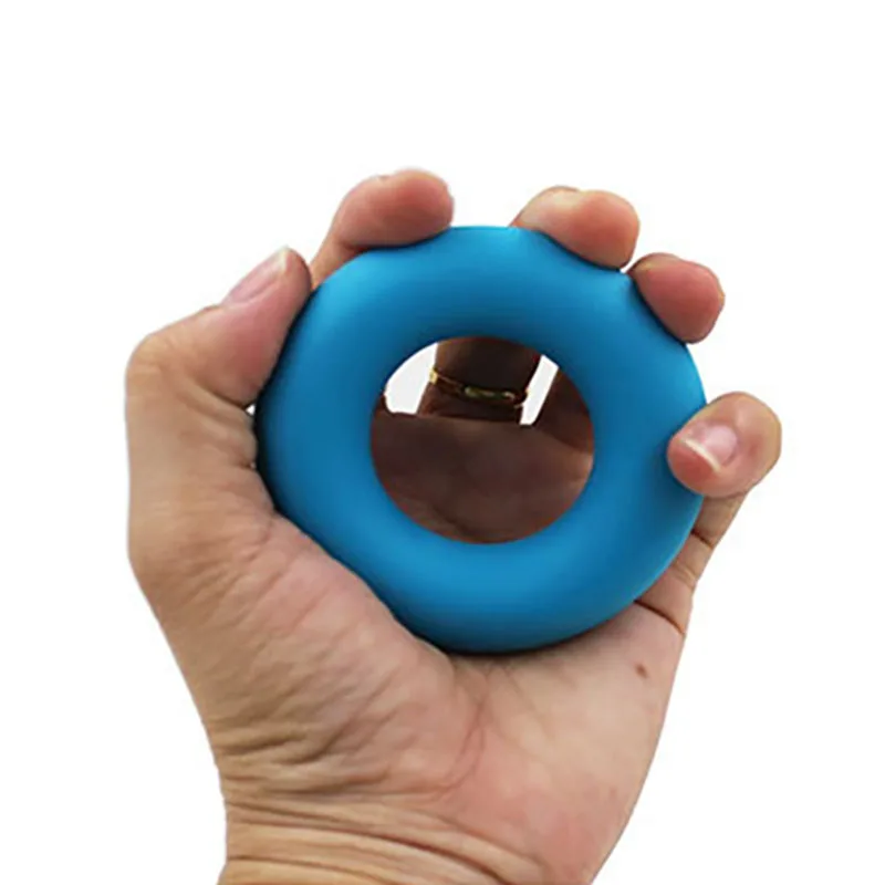 Силиконовая рукоятка для пальцев, портативная рукоятка, кольцо-кистевой эспандер, тренажер для пальцев, крепкая реабилитация, кольцо для снятия стресса, мяч