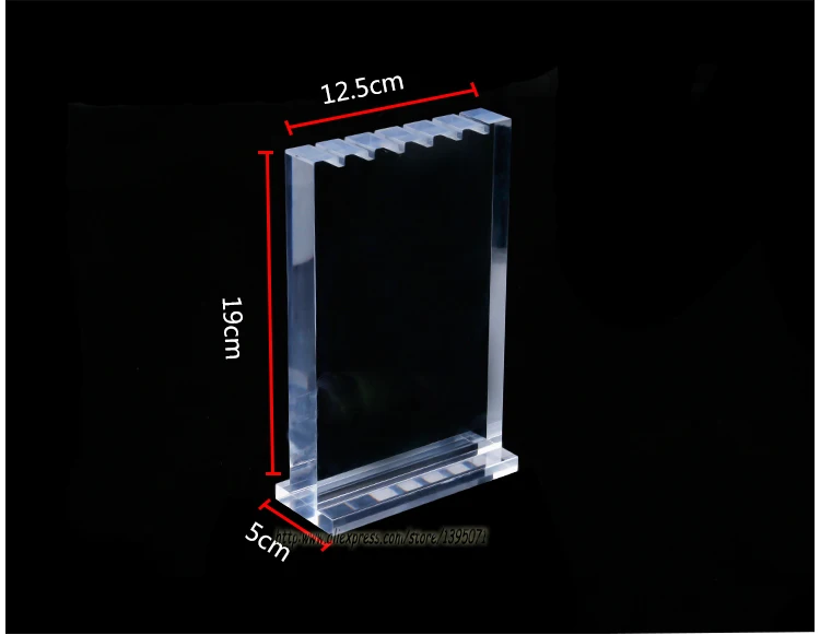 Высокое качество толстый акриловый стенд для ожерелий стенд стеллаж для ожерелий подвесная полка держатель Цепочки и ожерелья Витрина