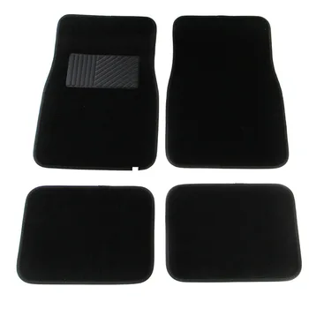 

Multi Season Carpet Floor Mats 4pc Set Black Fit Most Cars, SUVs, Vans and Trucks