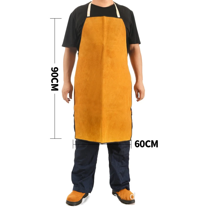 2018 Tig MAG MIG Welding Long Coat Apron Durable Leather Welder