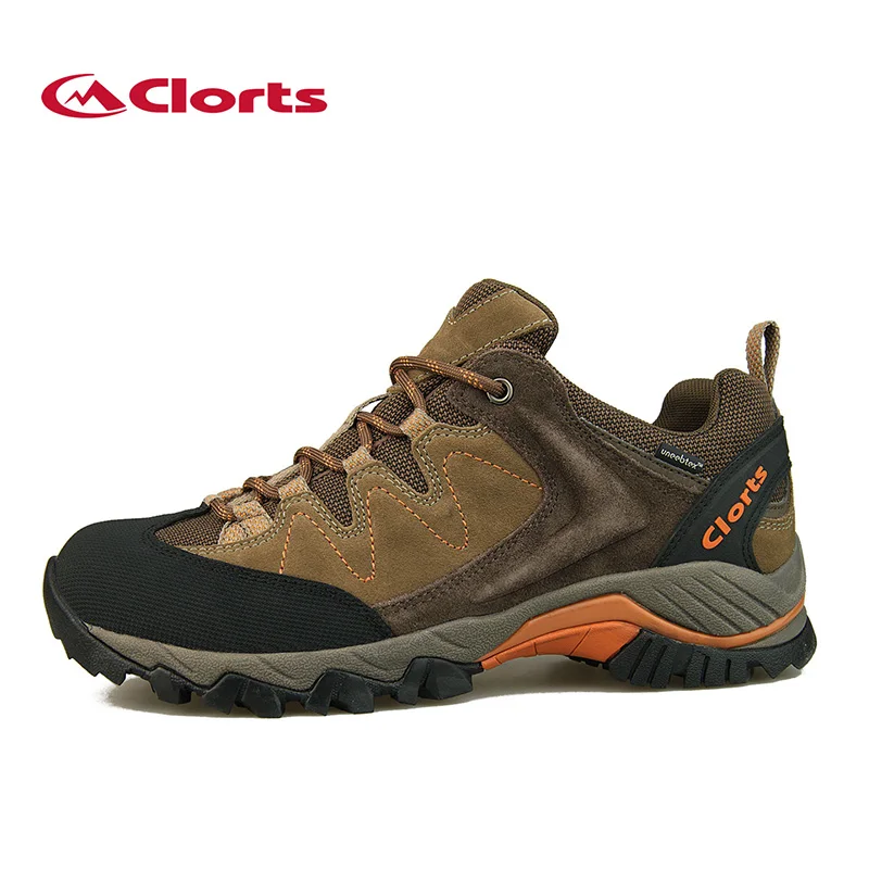  2016 Clorts Men Hiking Shoes HKL-806 Waterproof Cow Suede Outdoor Trekking Shoes EVA Sports Sneakers 