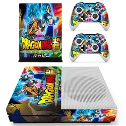 Dragon Ball Супер Гоку кожи стикеры Наклейка для Xbox One S консоль и контроллеры Xbox One Тонкий s винил