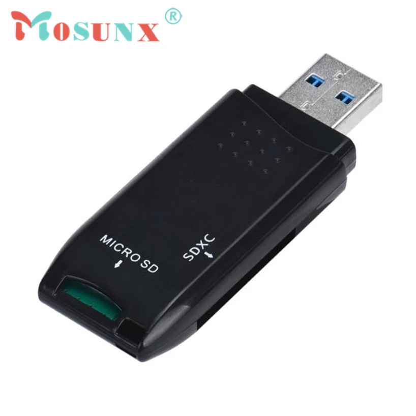 Ecosin2 Mosunx MINI 5 Гбит/с супер скорость USB 3,0 Micro SD/SDXC TF кардридер адаптер 17Mar08