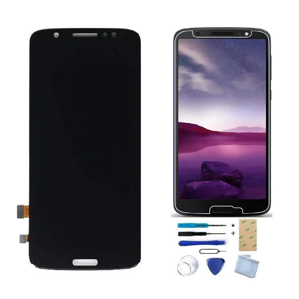 Для Motorola Moto G6 Plus ЖК-экран кодирующий преобразователь сенсорного экрана в сборе