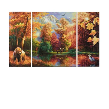 

DIY 5D Diamond Embroidery Forests Scenic Pictures of Rhinestones Needle Full Square Scenery Diamond Painting Home Decor