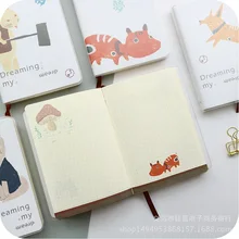 Сон мультфильм Животные блокнот милый ПВХ Обложка Дневник Книга Планировщик ручной книги блокнот для детей kawaii канцелярские принадлежности