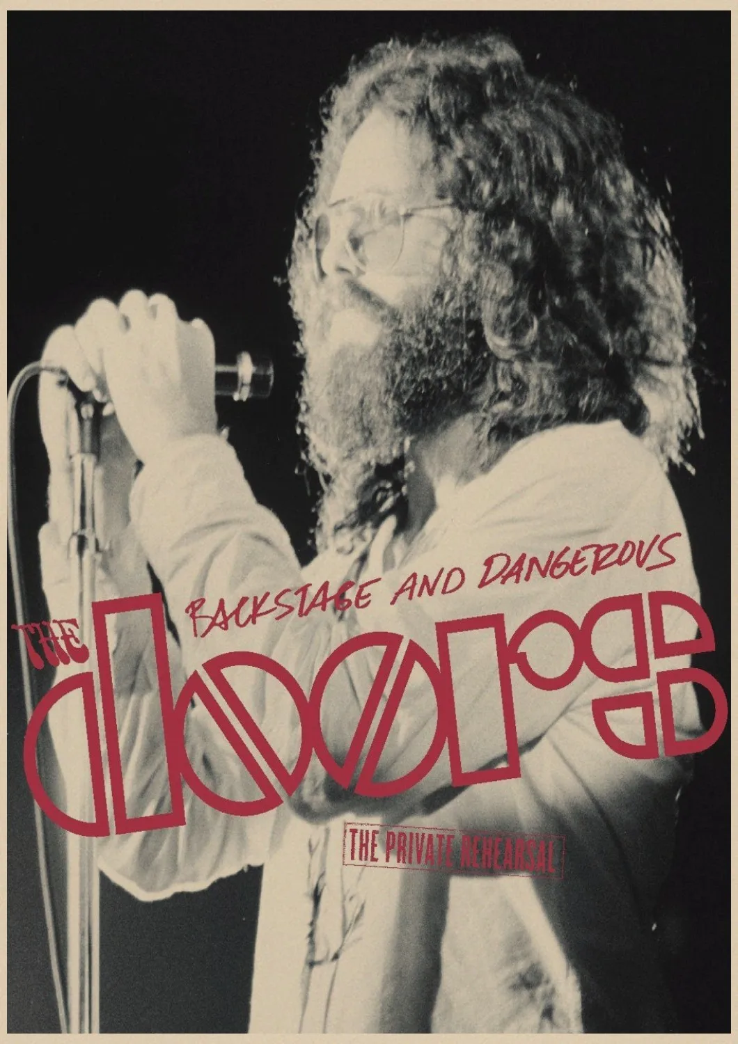 The Doors Jim Morrison Винтаж Ретро Рок-Группа Музыка Гитара матовая крафт-бумага плакат Настенная Наклейка домашний декор A1 - Цвет: 29