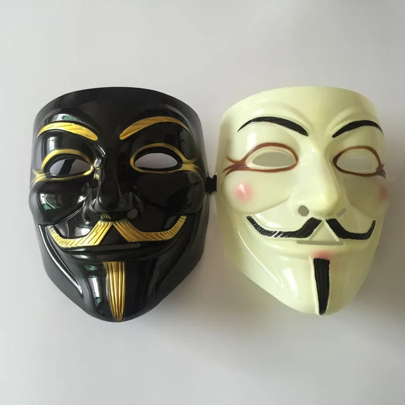 

1PCS Hot Selling Party Masks V For Vendetta Adult Full Face Costume Accessory Party Cosplay Halloween Masks Festive Supplies