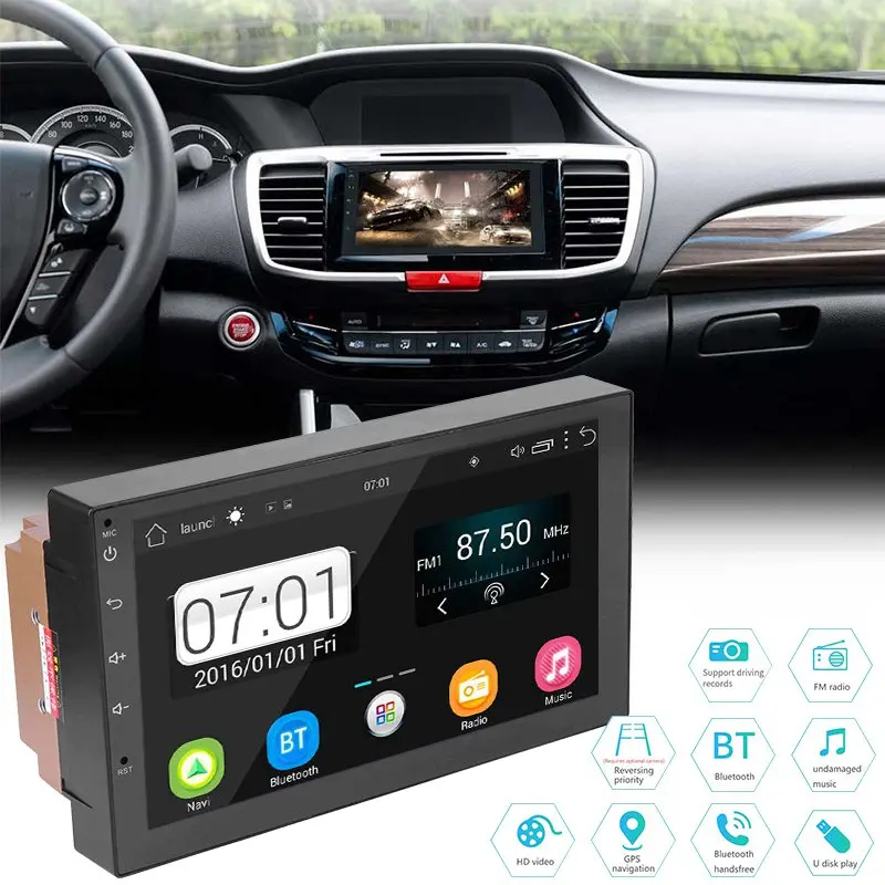7Inch 2 Din Touch Screen 1080P Car Bluetooth MP5 Player 4 Core Android GPS Navigation Car TV FM Wifi GPS Stereo Radio MP5 Player (31)