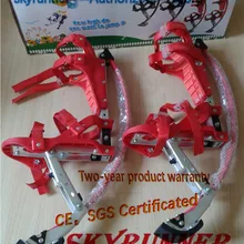 Прыгающие ходули Skyrunner для мальчиков и девочек весом 66~ 110 фунтов/30~ 50 кг красный высокое качество/Обувь для прыжков/Обувь для полета/Прыжок кенгуру