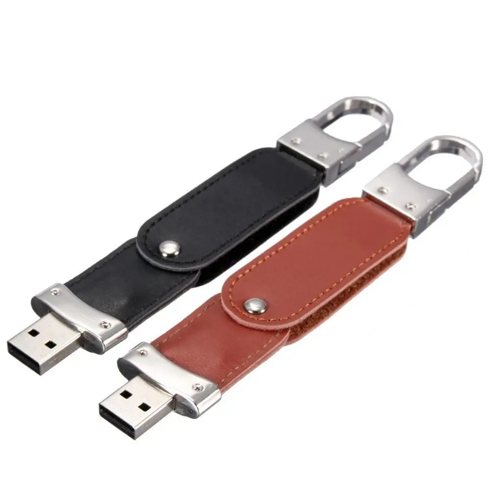Кожаный чехол флэш накопитель usb2.0 64 ГБ 128 32 с реальным объемом памяти диск 4 8 16 без