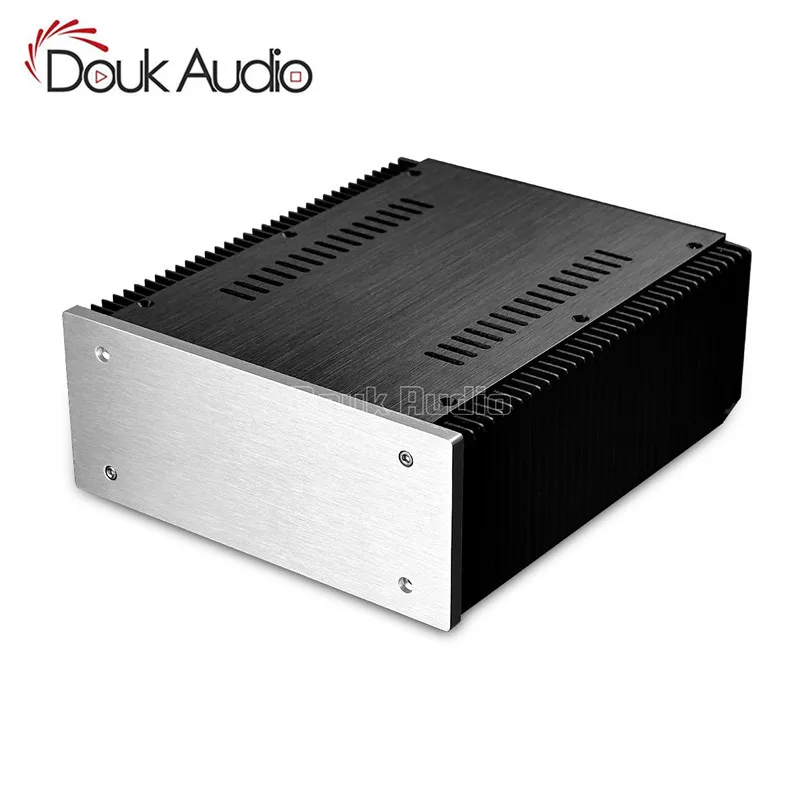 Douk аудио DIY алюминиевый кожух, DAC чехол корпус усилителя шасси(W211* H90* D257mm