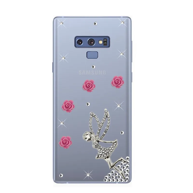 Чехлы для телефонов Samsung Galaxy J6 J4 Plus с бриллиантами чехлы J2 j6 J3 J8 2018 J7 Duo neo J5 j3 Grand Prime