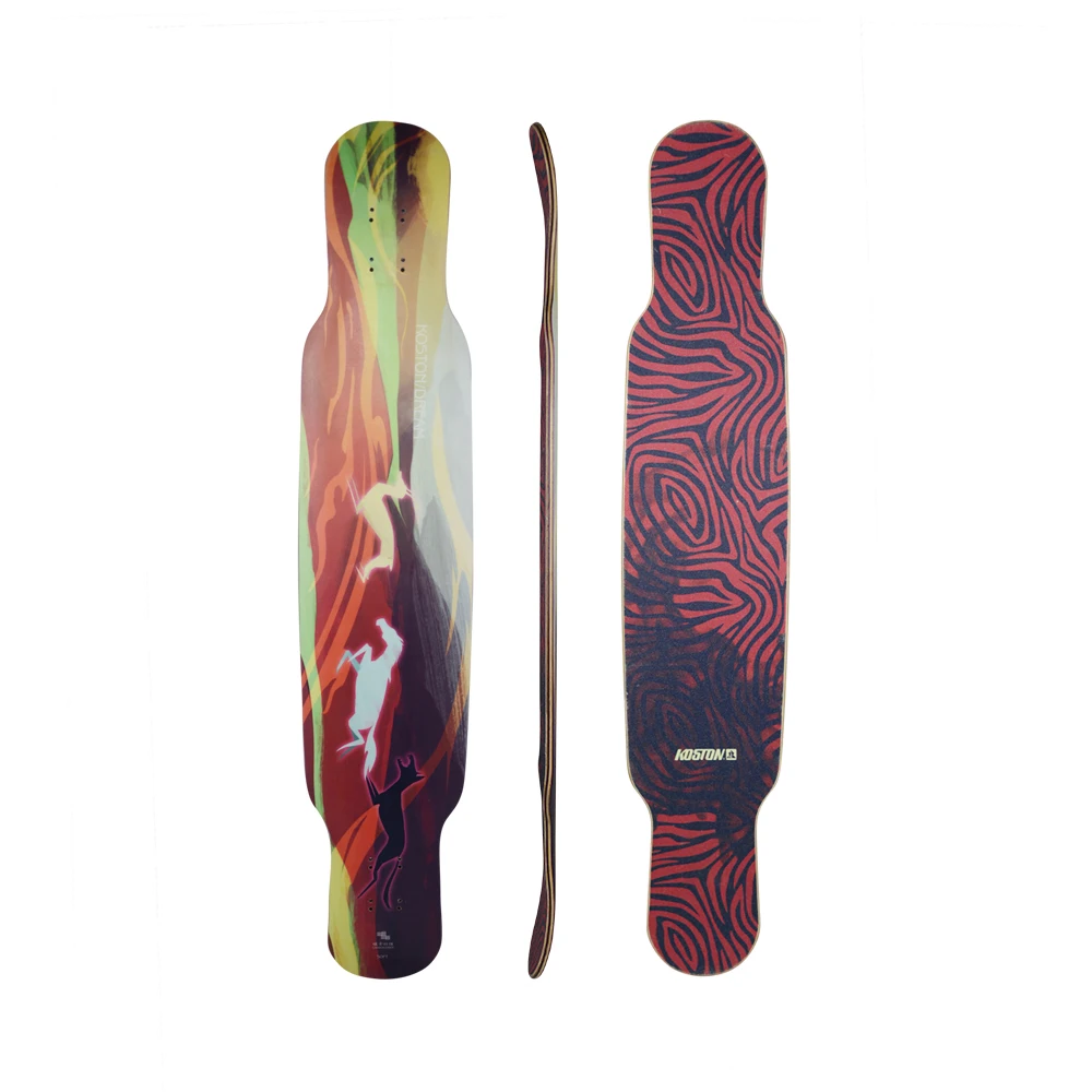 Koston Новинка 2017 года Профессиональный longboard двухслойные Танцы доски прогулки