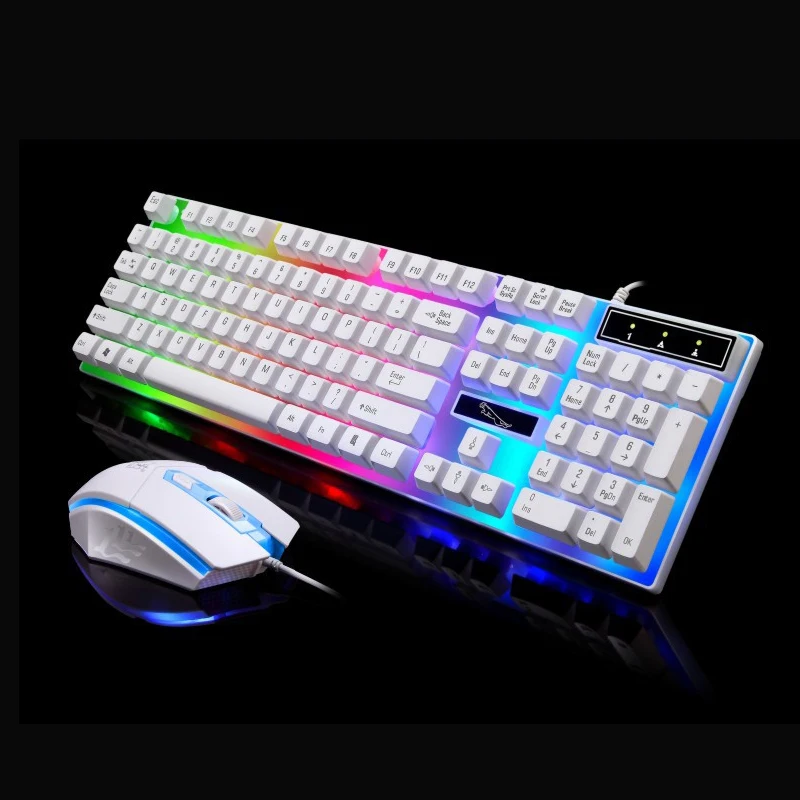 

Mechanical-Similar Typing/Gaming Experience (RGB Color) Mechanical Touch Feeling Backlit gaming keyboard 140 keys