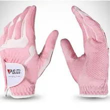 Новые Перчатки Для Гольфа PGM микрофибра ткань скольжения женские модели перчатки от производителя