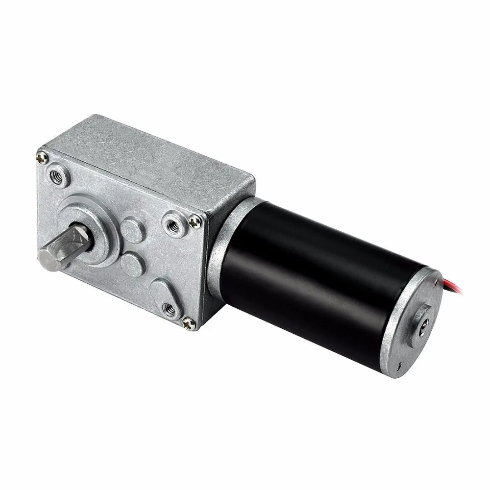 

High Quality Worm Gear Motor DC 12V 110RPM High Torque Electric Power Speed Reduce Turbine Worm DC Motor
