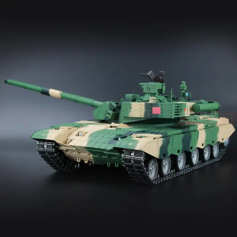 Heng Long Китайская армия ZTZ 99A MBT 1/16 Масштаб 2,4 ГГц RC основной боевой танк конечная металлическая Версия с дымом, звуком и BB пушкой