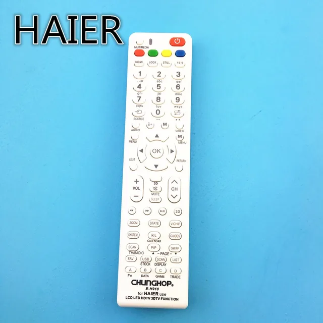 Best Offers CHUNGHOP E-H910 FOR HAIER TV REMOTE CONTROL HTR-D01A HTR-D3E Hfy-35g htr-d03 htr-d02a htr-299a hyf-34e htr-160a controller