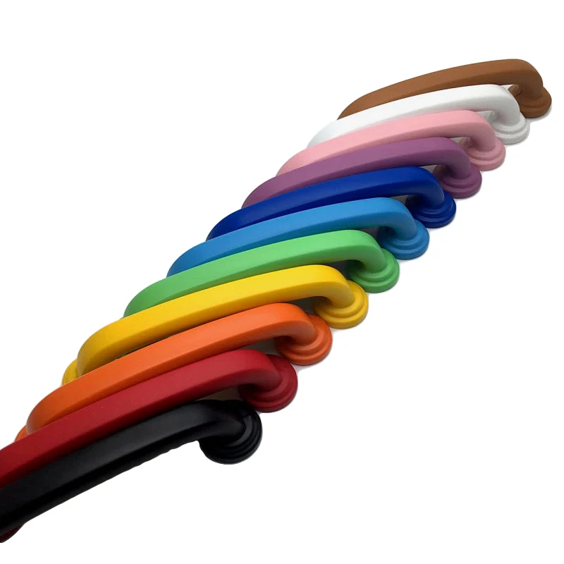 2 قطع الملونة مقبض قوس قزح قبضة/مقبض درج مقبض الأطفال خزانة الأبواب مقبض أسلوب الحد الأدنى الملعب 96 ملليمتر