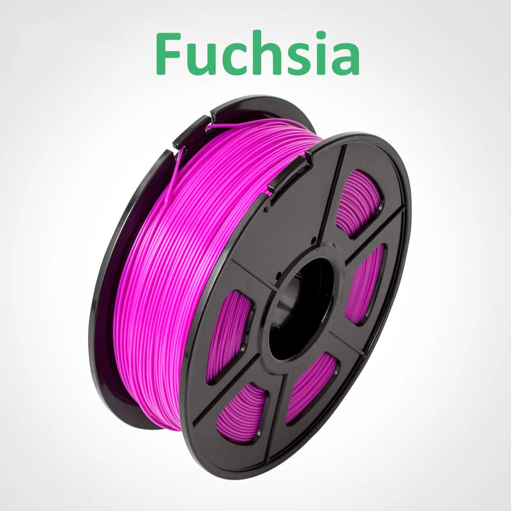 SUNLU 3D Printer Filament PLA Plus Dimensional Accuracy+/- 0.02 mm 2.2 LBS(1KG) Spool 3D Filament for 3D Printers& 3D Pens - Цвет: PLA PLUS-FUCHSIA