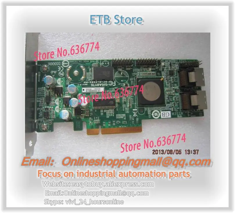 

Original SAS1068E 8 Port SAS Controller SAS Hard Disk Array Card RAID Card