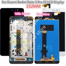 152 мм для 5," Xiaomi Redmi Note 3 Pro SE ЖК-дисплей кодирующий преобразователь сенсорного экрана в сборе+ рамка Redmi Note 3 Special Edition lcd