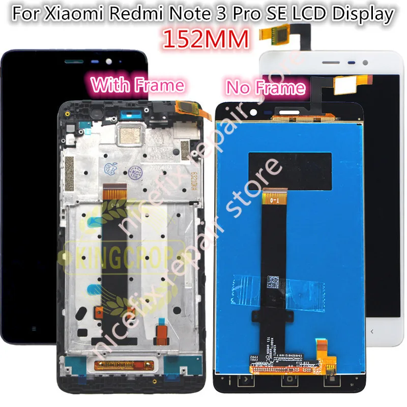 ЖК дисплей 152 мм для Xiaomi Redmi Note 3 Pro SE сенсорный экран с дигитайзером в сборе и