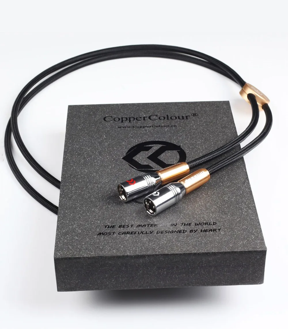 CopperColour CC Alpha Audiophile Cables XLR connector HiFi audio