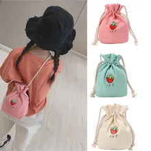 Coneed популярные новые сумки, Детские простые милые сумки на плечо с клубничным узором, модная Индивидуальная сумка-мессенджер mar29 P40