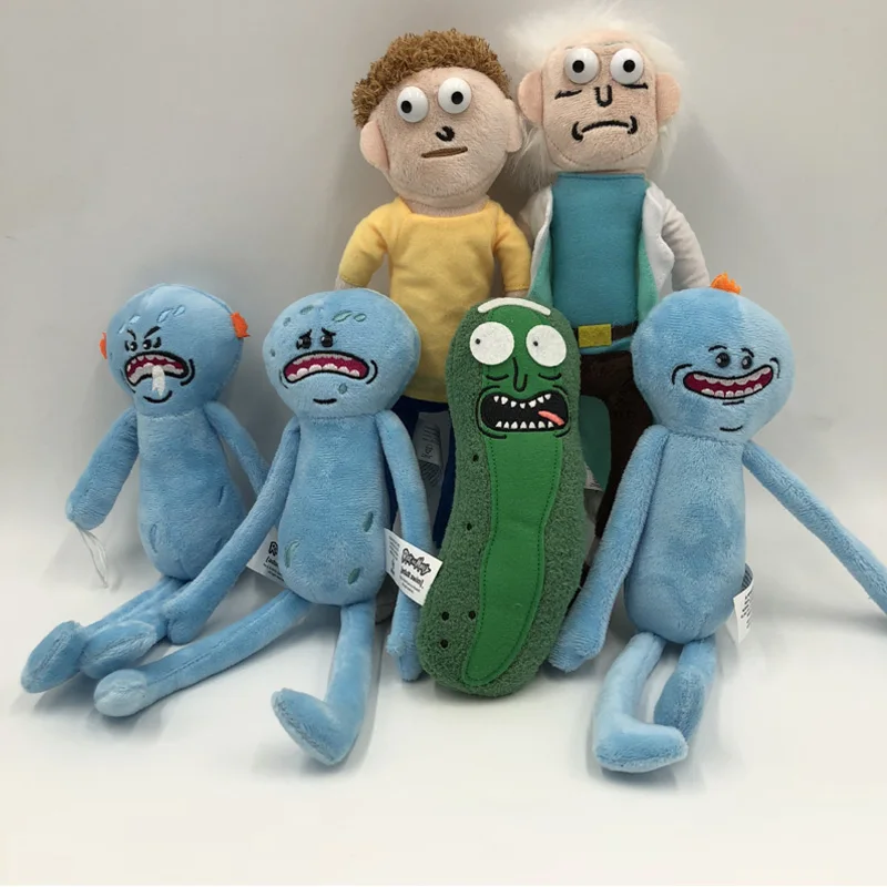 Купить новые игрушки! 1 шт рик морти соленые огурцы кукла мультфильм ...