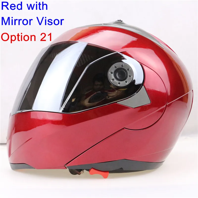 JIEKAI 105 флип-ап мотоциклетный шлем с двойным козырьком система каждый всадник доступный велосипедный шлем M L XL XXL - Цвет: 21
