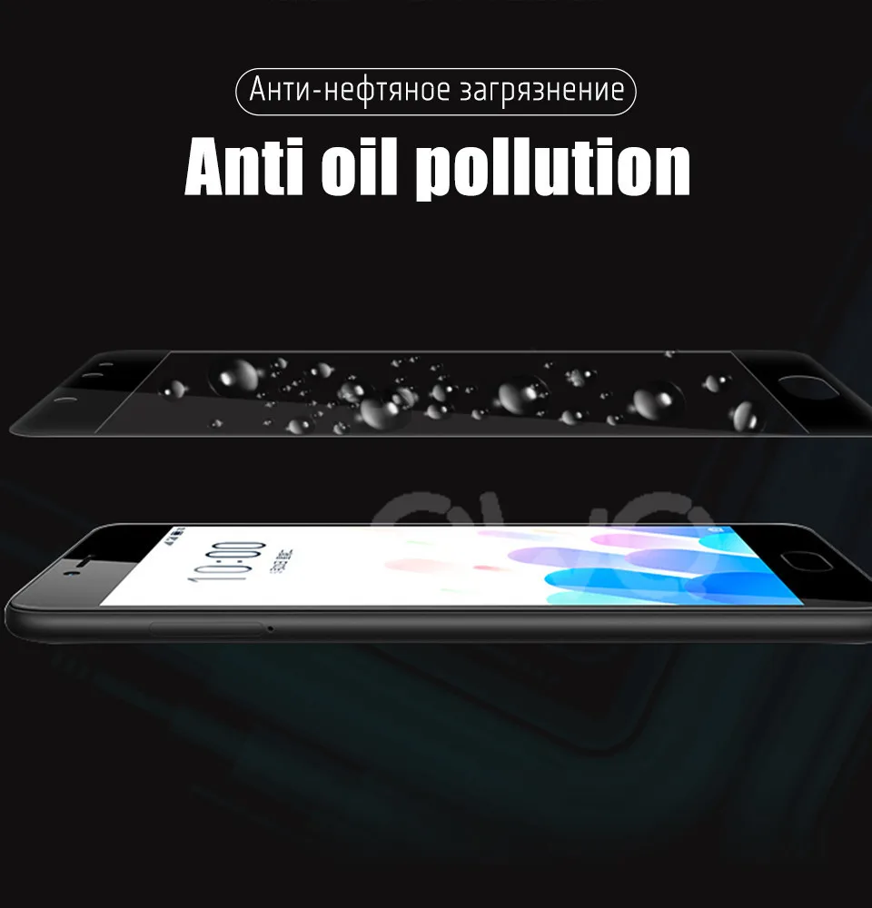 Full Cover Tempered Glass For Meizu M5S M5C M5 Note Screen Protector For Meizu M6S M6 Note Pro 6 Pro 7 Plus Explosion protection film 6