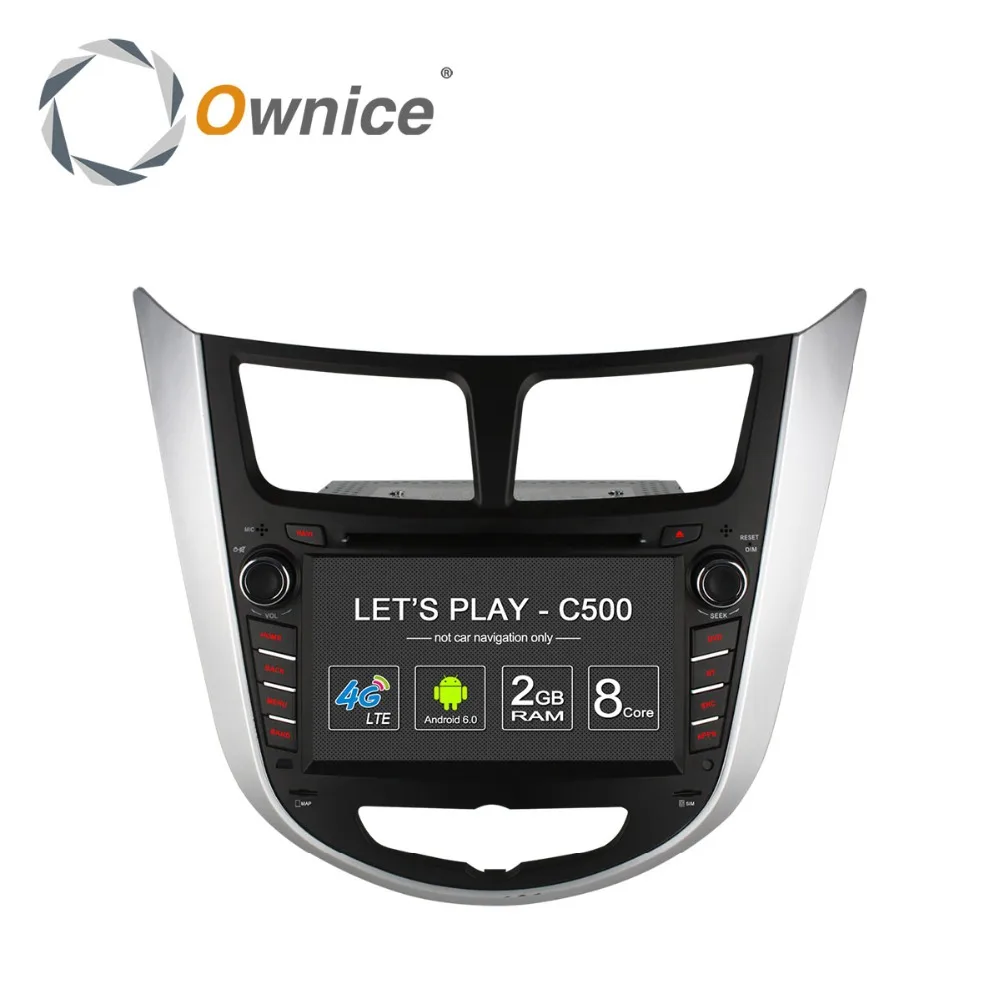 

Ownice C500 Octa 8 Core Android 6.0 CAR DVD player for Hyundai Solaris accent Verna i25 with GPS BT radio wifi 4G LTE Network