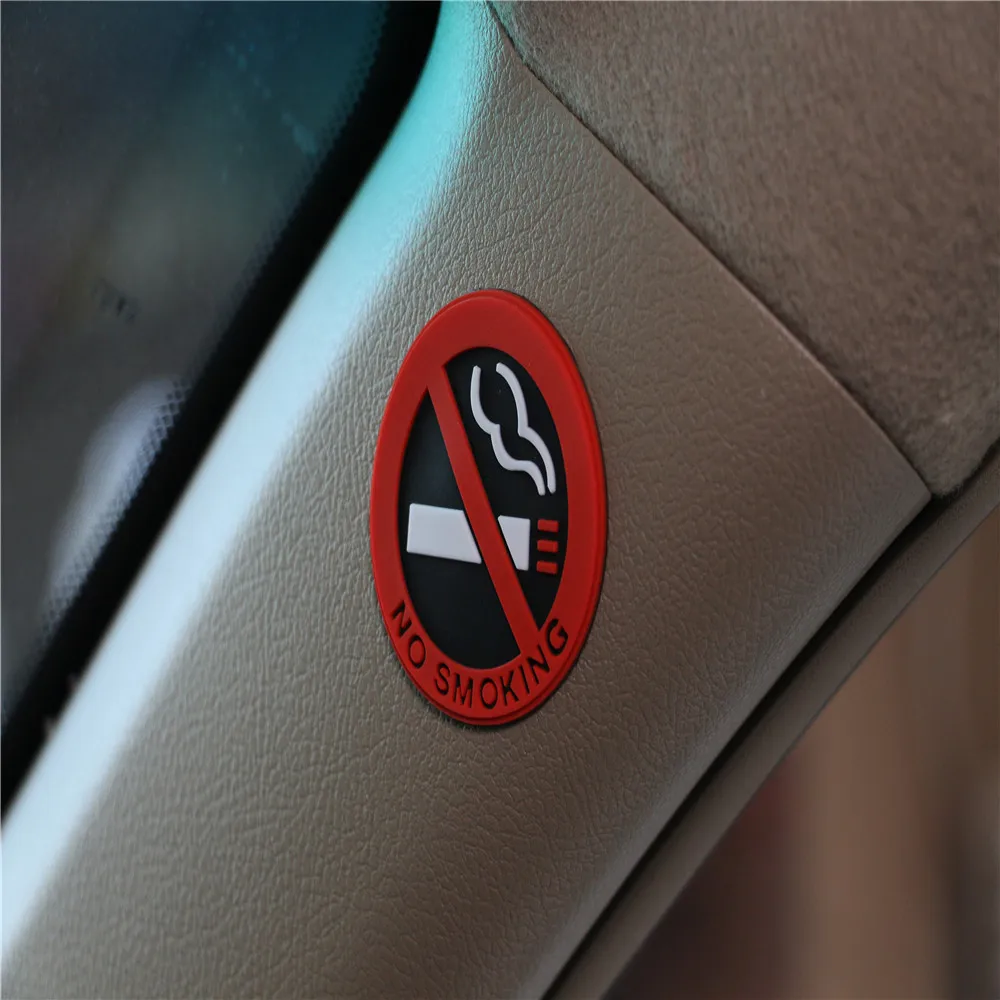 

Car-styling Glue Sticker Warning No Smoking Logo Car Stickers Easy To Stick for BMW all series 1 2 3 4 5 6 7 X E F-series E46