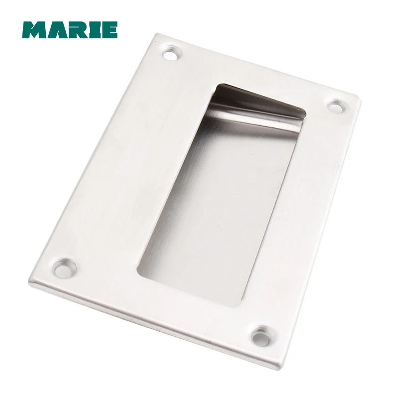 

Stainless Steel Square Conceal Cabinet Handles Kitchen Pull Handle For Cabinets Office Furniture Hardware Dresser Pulls Flush
