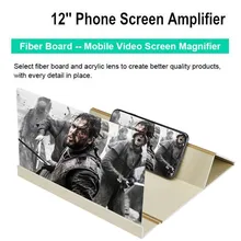 3D увеличитель для экрана телефона стереоскопический усиления 12 дюймов кронштейн для столешницы YE1.14