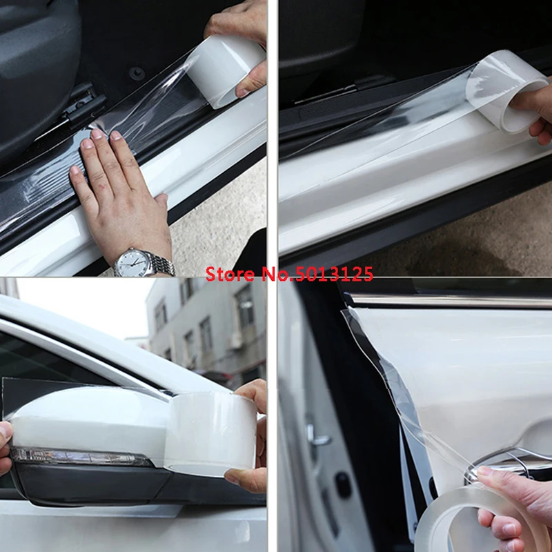 

For Toyota Rav4 Vitz Yaris Camry Car Door Edge Guards Anti-collision Door Strip Bumper Protector Car Crash Anti-rub Protection