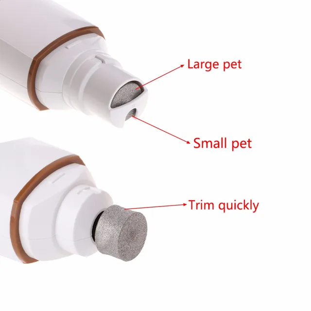 High Rotation Speed Pet Nail Grinder Electric Grooming Paws Dog Puppy Cat Trimmer Clipper Safe Care