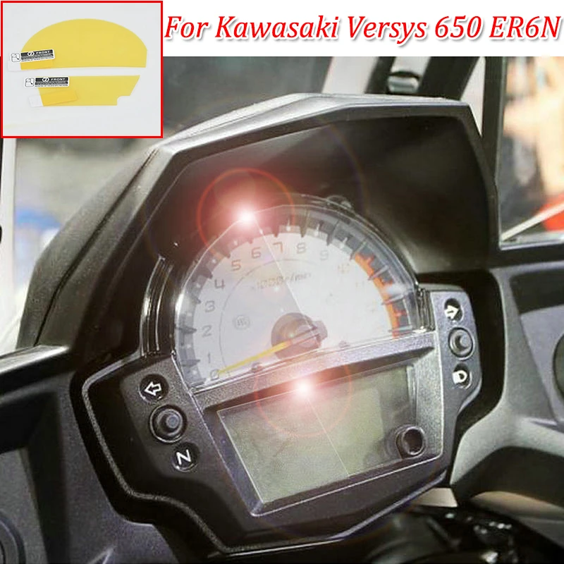 Sælger En trofast Elastisk Versys 650 ER6N moto Cluster Scratch Protection Film Instrument Dashboard  Cover Guard TPU Blu ray for Kawasaki Versys 650 ER6N|Decals & Stickers| -  AliExpress