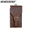 New Men's Genuine Crazy Horse Leather Waist Fanny Bag Hip Travel Bum Belt Loops Pack Phone Pocket Wallet Purse For Men 2095 ► Photo 1/6