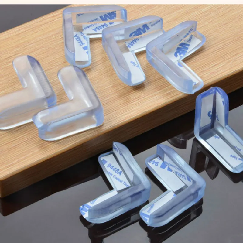 

8Pcs Table Corner Protection Child Baby Silicone Safety Protector From Children Anticollision Edge Corners Guards Cover for Kids