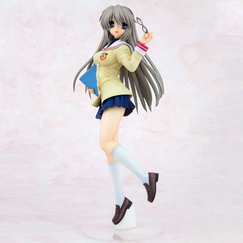 

Anime Figure 4 Leaves CLANNAD Sakagami Tomoyo in Uniform 1/6 Pre-painted Toys PVC Model Action Figure Model Brinquedos 25cm