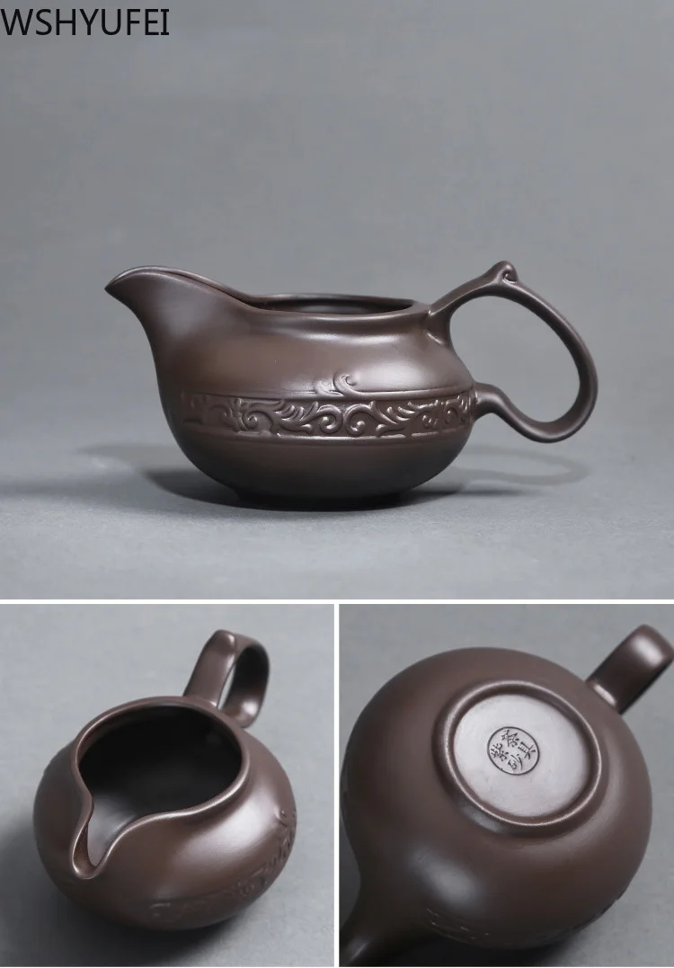 Набор большой емкости НЕОБРАБОТАННАЯ руда чайный сервиз Xi Shi керамический горшок крышка чаша кунг-фу чайная чашка набор домашний заварник-подарок чайный сервиз