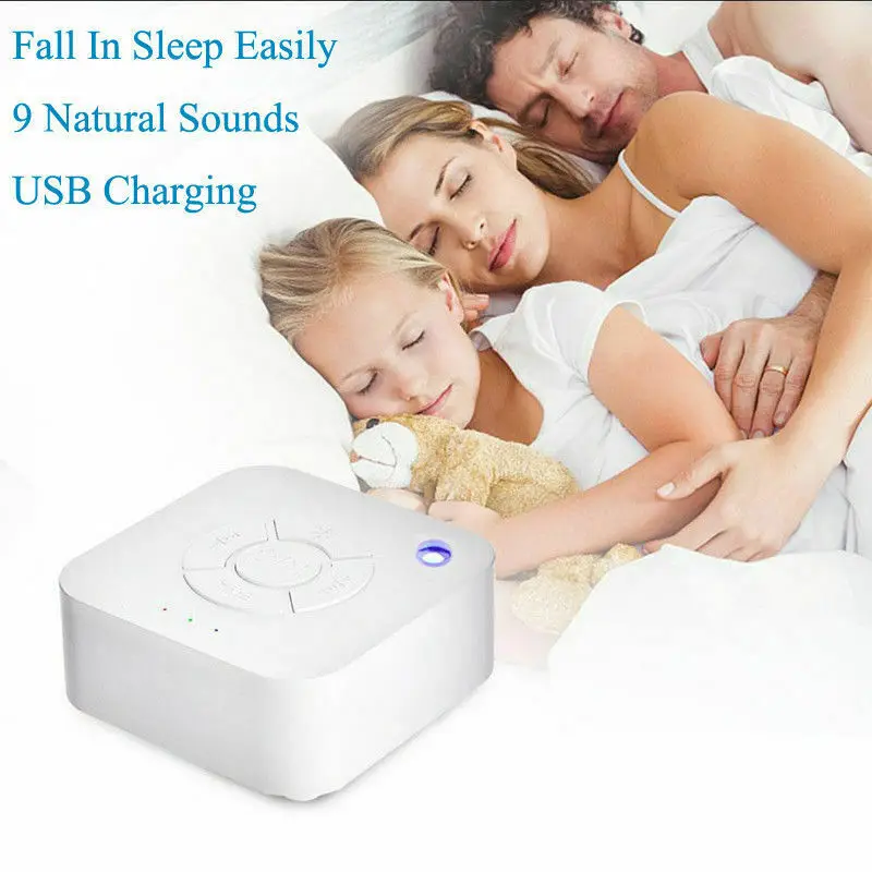Новейшая звуковая машина для сна и взрослых с белым шумом USB перезаряжаемая для релаксации сна