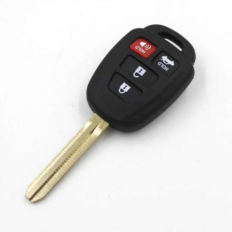 4 Buttons 3+1BTN Fob Key Shell Remote Case For Toyota 2015 RAV4 Car Styling Accessories NO Chip | Автомобили и мотоциклы